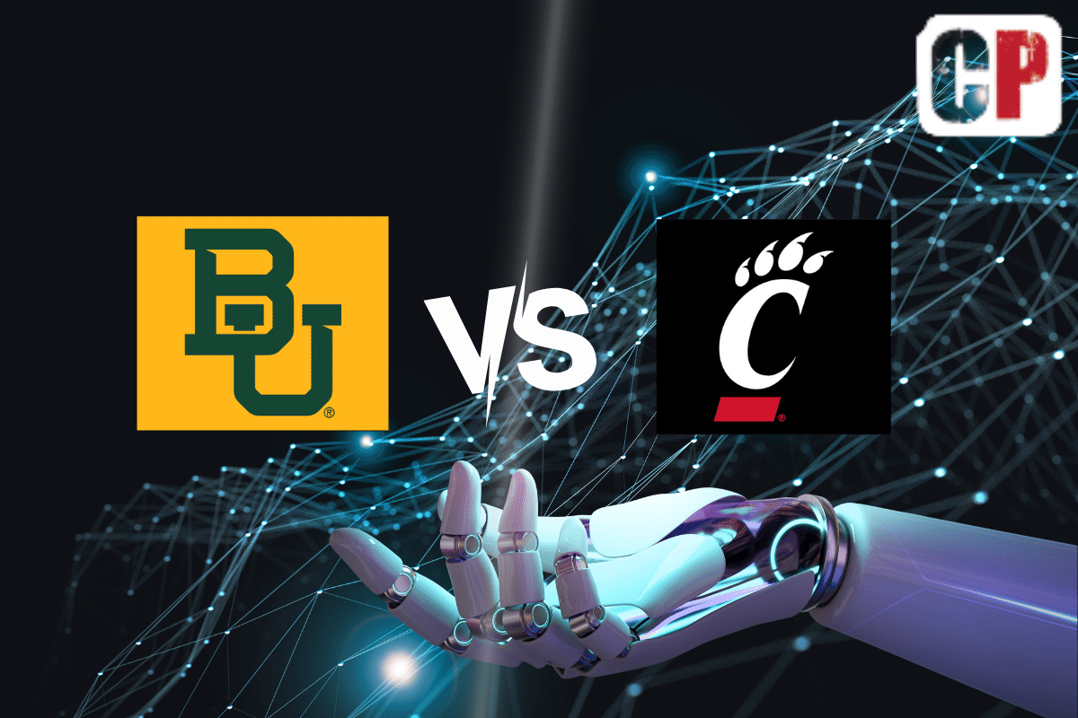 Baylor Bears at Cincinnati Bearcats AI NCAA Football Prediction 10/21/2023
