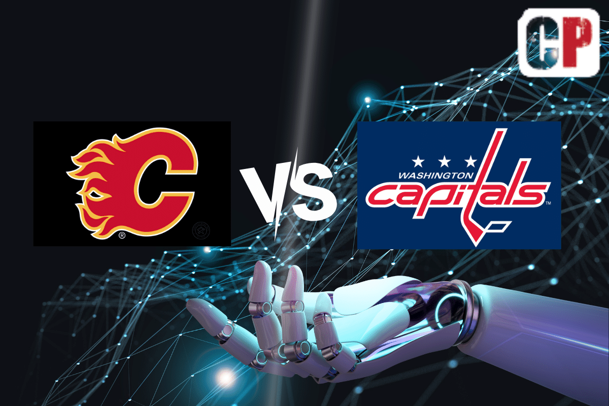 Calgary Flames at Washington Capitals AI NHL Prediction 10/16/2023