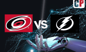 Carolina Hurricanes at Tampa Bay Lightning AI NHL Prediction 10/24/2023