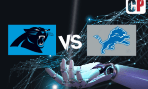 Carolina Panthers at Detroit Lions AI NFL Prediction 10/8/2023