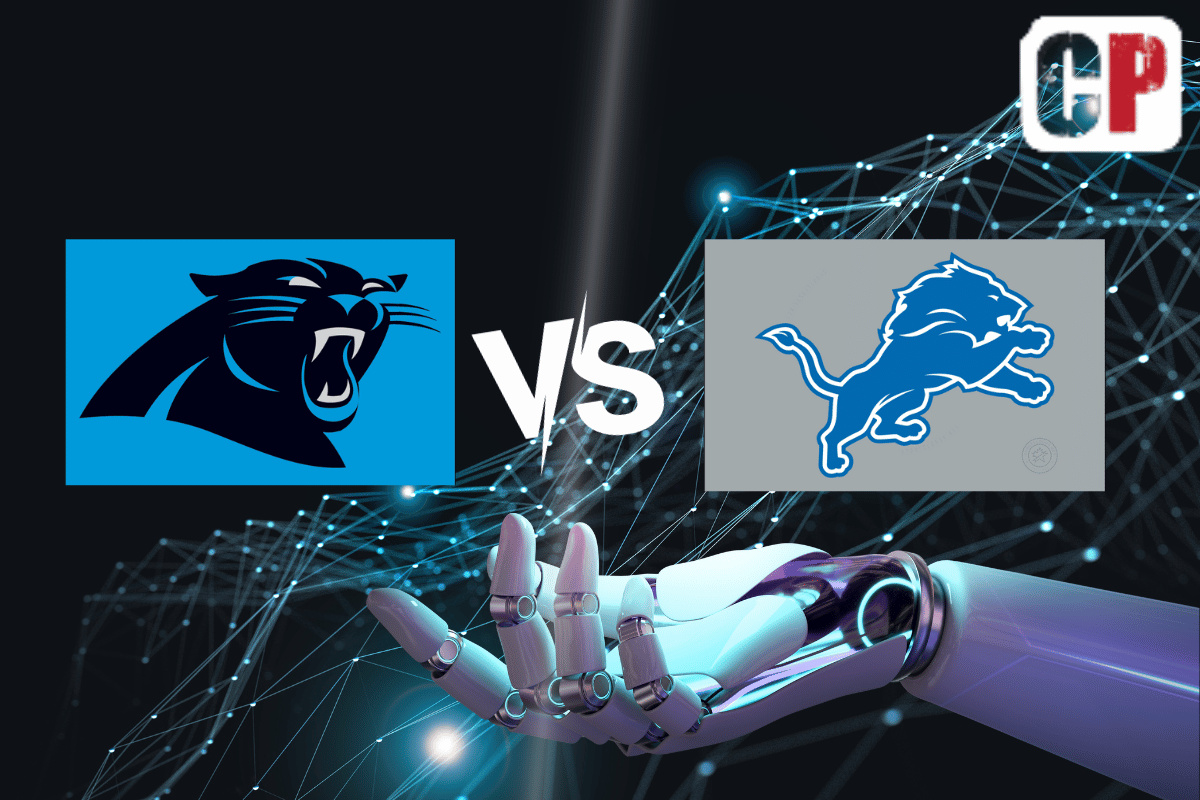 Carolina Panthers at Detroit Lions AI NFL Prediction 10/8/2023