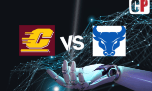 Central Michigan Chippewas at Buffalo Bulls AI NCAA Football Prediction 10/7/2023
