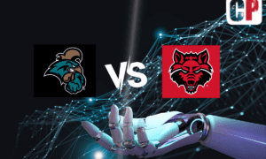 Coastal Carolina Chanticleers at Arkansas State Red Wolves AI NCAA Football Prediction 10/21/2023