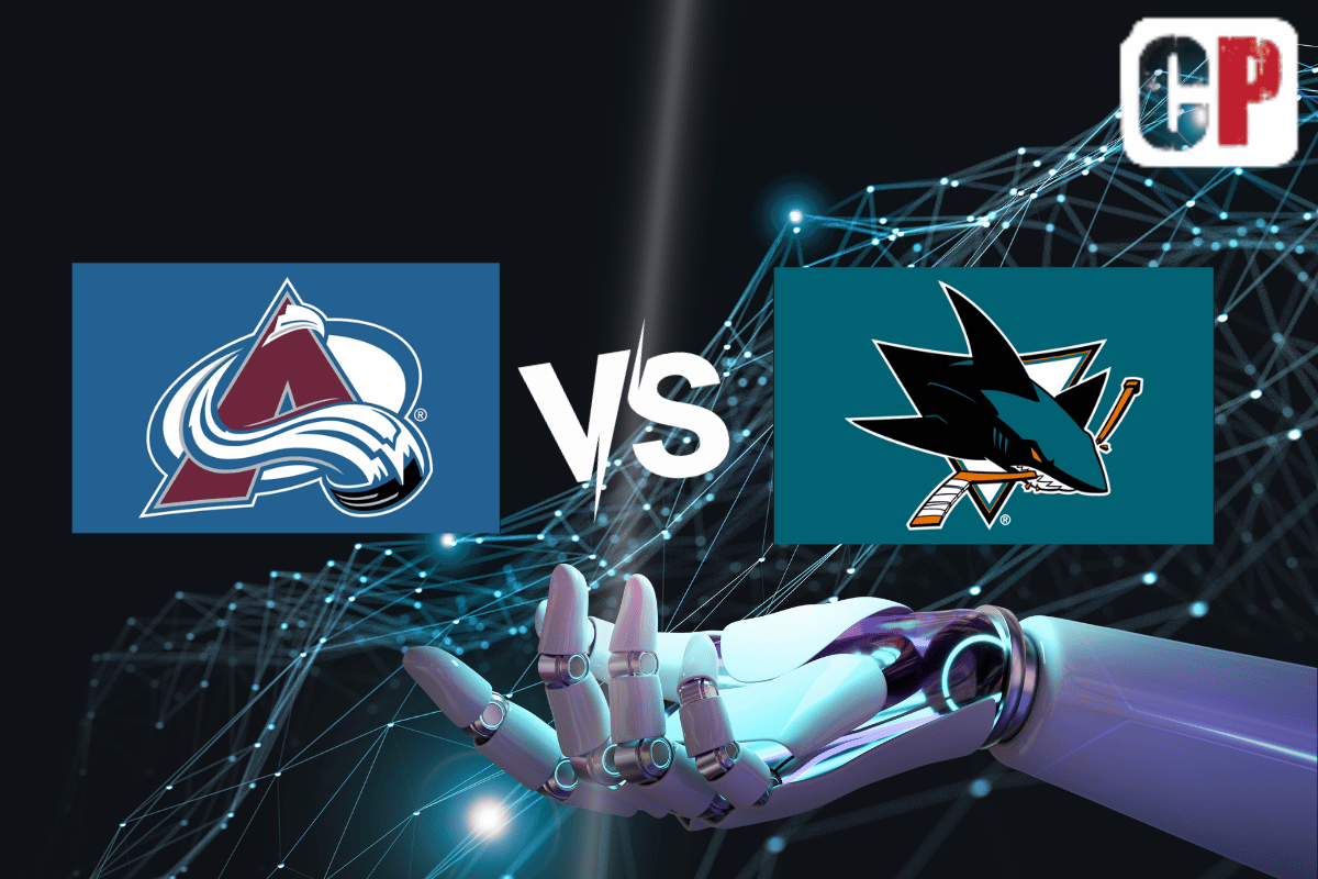 Colorado Avalanche at San Jose Sharks AI NHL Prediction 101423