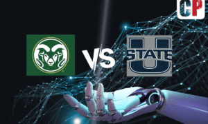 Colorado State Rams at Utah State Aggies AI NCAA Football Prediction 10/7/2023