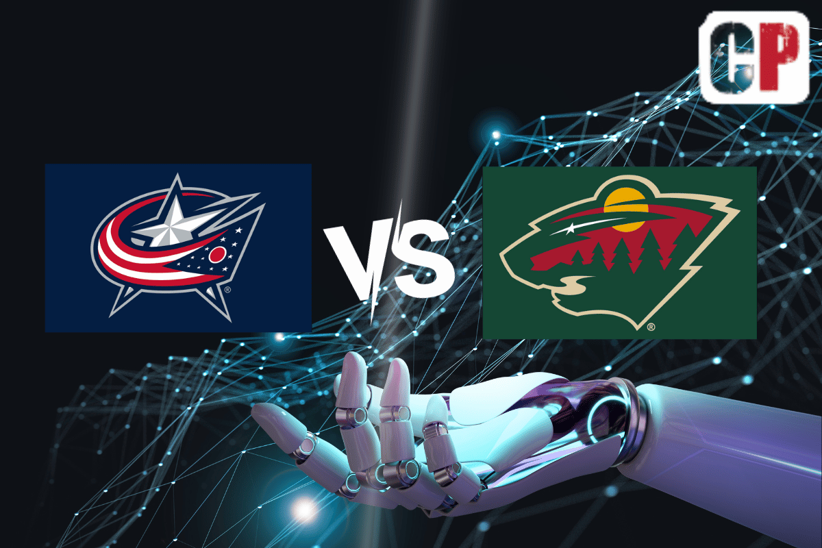 Columbus Blue Jackets at Minnesota Wild AI NHL Prediction 10/21/2023