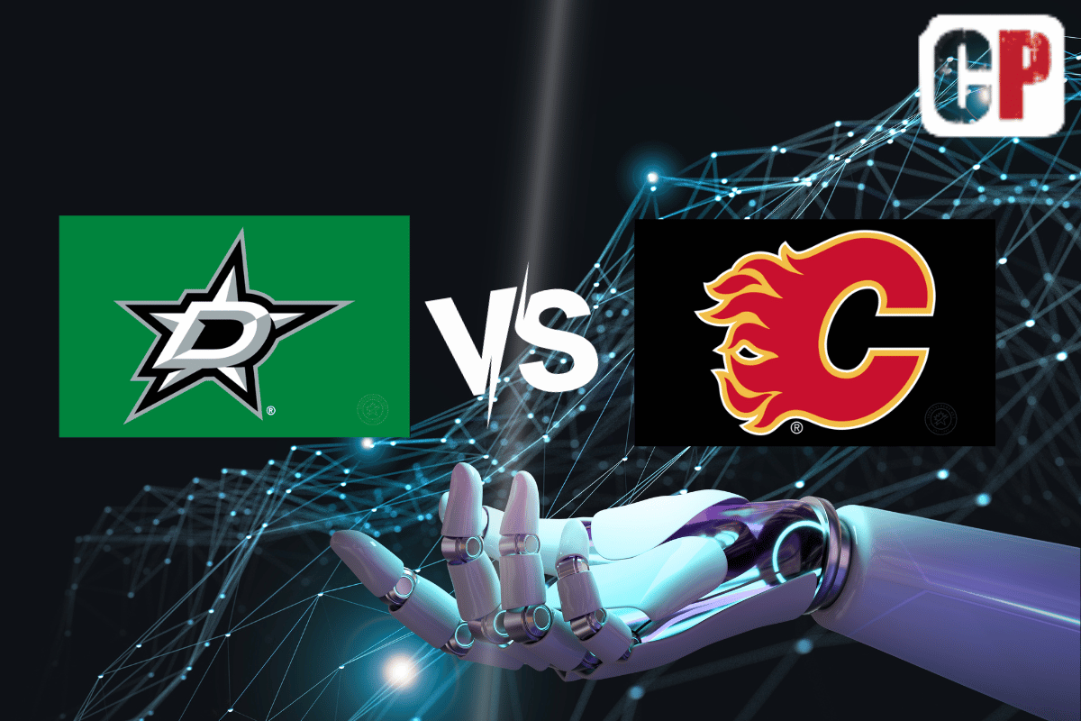 Dallas Stars at Calgary Flames AI NHL Prediction 11/1/2023
