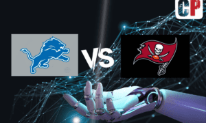 Detroit Lions at Tampa Bay Buccaneers AI NFL Prediction 10/15/2023