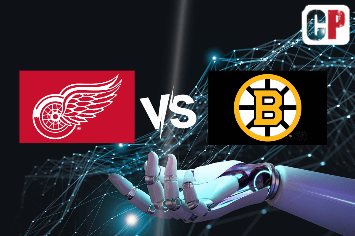 Detroit Red Wings at Boston Bruins AI NHL Prediction 10/28/2023