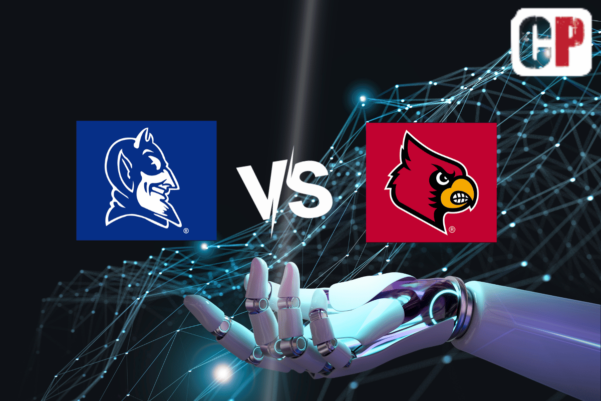Duke Blue Devils at Louisville Cardinals AI NCAA Football Prediction 10/28/2023