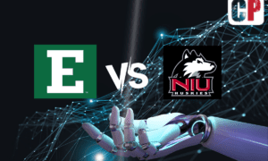 Eastern Michigan Eagles at Northern Illinois Huskies AI NCAA Football Prediction 10/21/2023