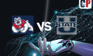 Fresno State Bulldogs at Utah State Aggies AI NCAA Football Prediction 10/13/2023