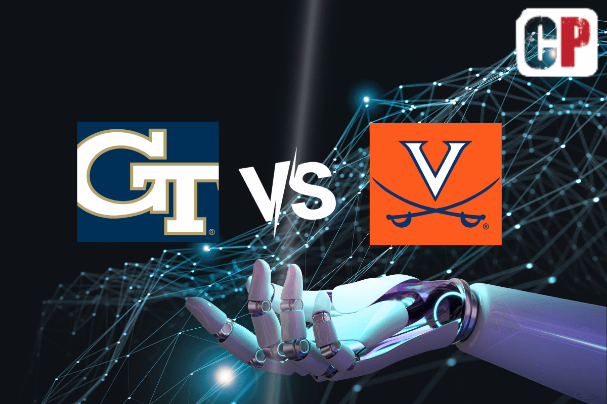 Georgia Tech Yellow Jackets at Virginia Cavaliers AI NCAA Football Prediction 11/4/2023