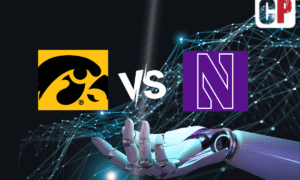 Iowa Hawkeyes at Northwestern Wildcats AI NCAA Football Prediction 11/4/2023