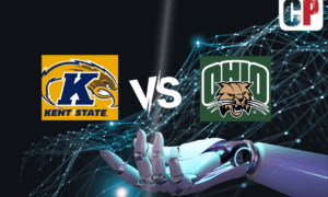 Kent State Golden Flashes at Ohio Bobcats AI NCAA Football Prediction 10/7/2023