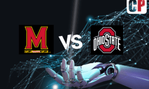 Maryland Terrapins at Ohio State Buckeyes AI NCAA Football Prediction 10/7/2023