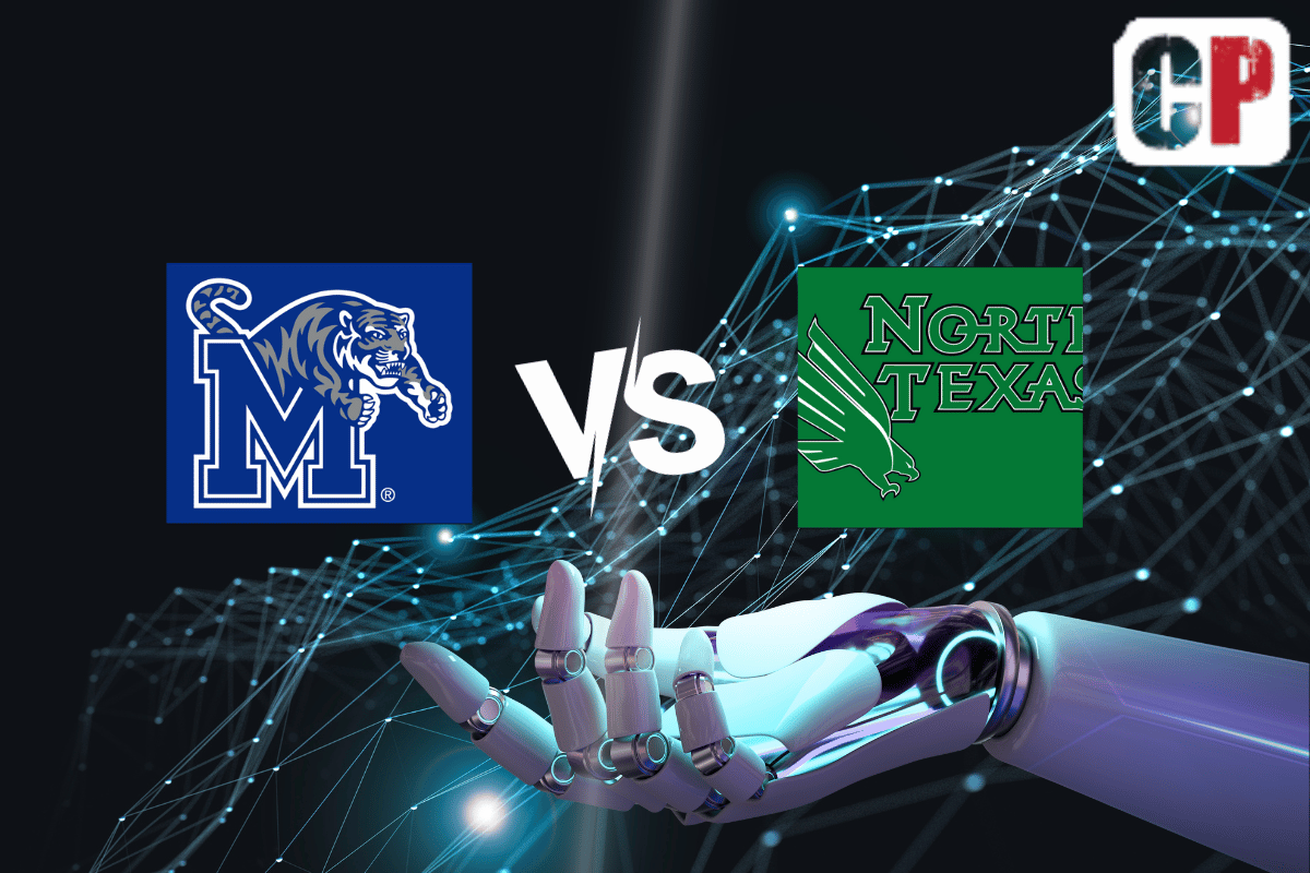 Memphis Tigers at North Texas Mean Green AI NCAA Football Prediction 10/28/2023