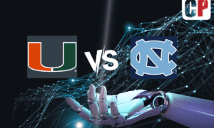 Miami Hurricanes at North Carolina Tar Heels AI NCAA Football Prediction 10/14/2023