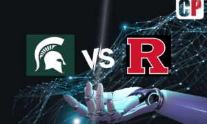Michigan State Spartans at Rutgers Scarlet Knights AI NCAA Football Prediction 10/14/2023