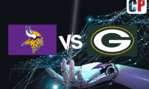 Minnesota Vikings at Green Bay Packers AI NFL Prediction 10/29/2023