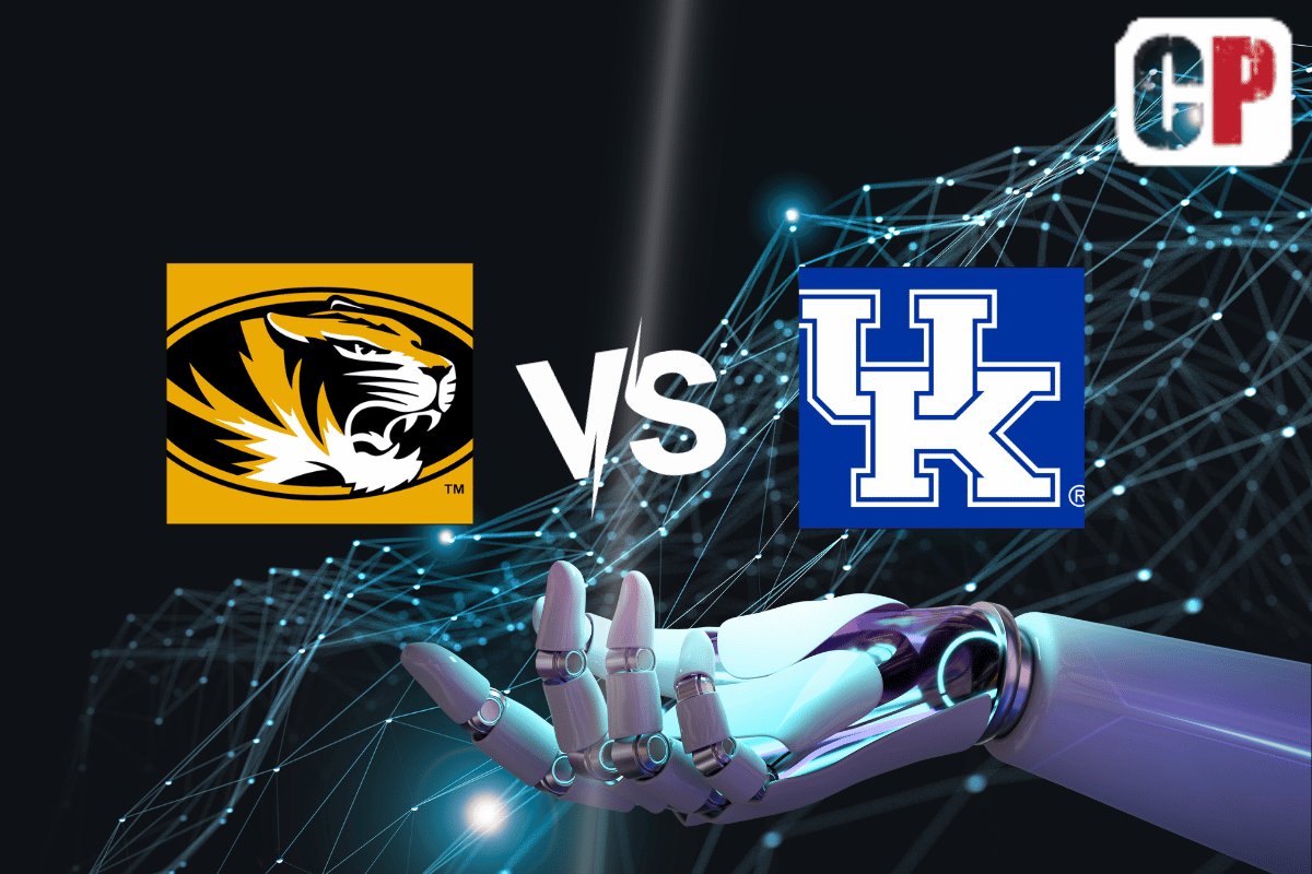 Missouri Tigers at Kentucky Wildcats AI NCAA Football Prediction 10/14/2023