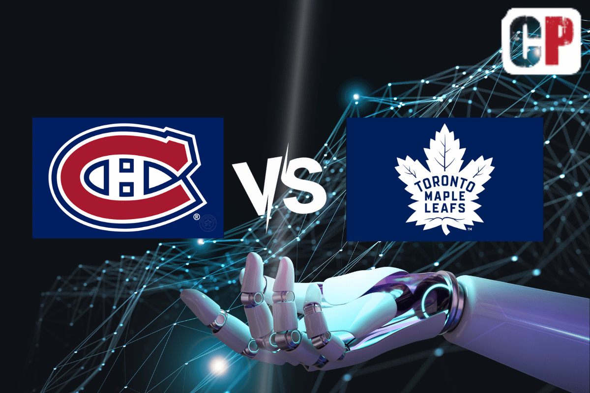 Montreal Canadiens at Toronto Maple Leafs AI NHL Prediction 10/11/2023