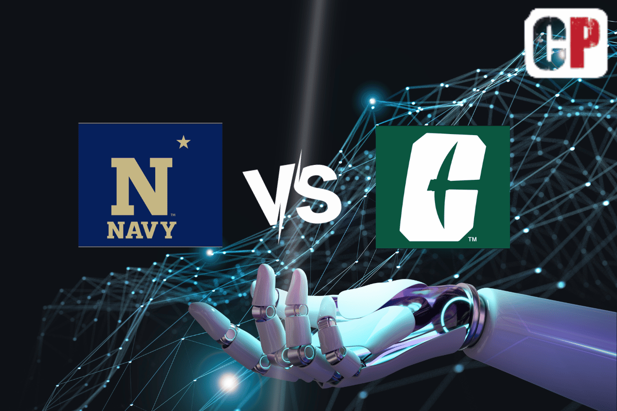 Navy Midshipmen at Charlotte 49ers AI NCAA Football Prediction 10/14/2023