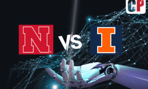 Nebraska Cornhuskers at Illinois Fighting Illini AI NCAA Football Prediction 10/6/2023