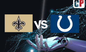 New Orleans Saints at Indianapolis Colts AI NFL Prediction 10/29/2023