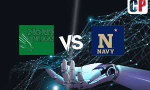 North Texas Mean Green at Navy Midshipmen AI NCAA Football Prediction 10/7/2023