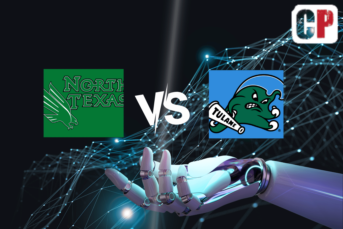 North Texas Mean Green at Tulane Green Wave AI NCAA Football Prediction 10/21/2023