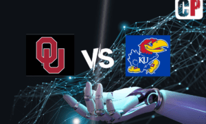 Oklahoma Sooners at Kansas Jayhawks AI NCAA Football Prediction 10/28/2023