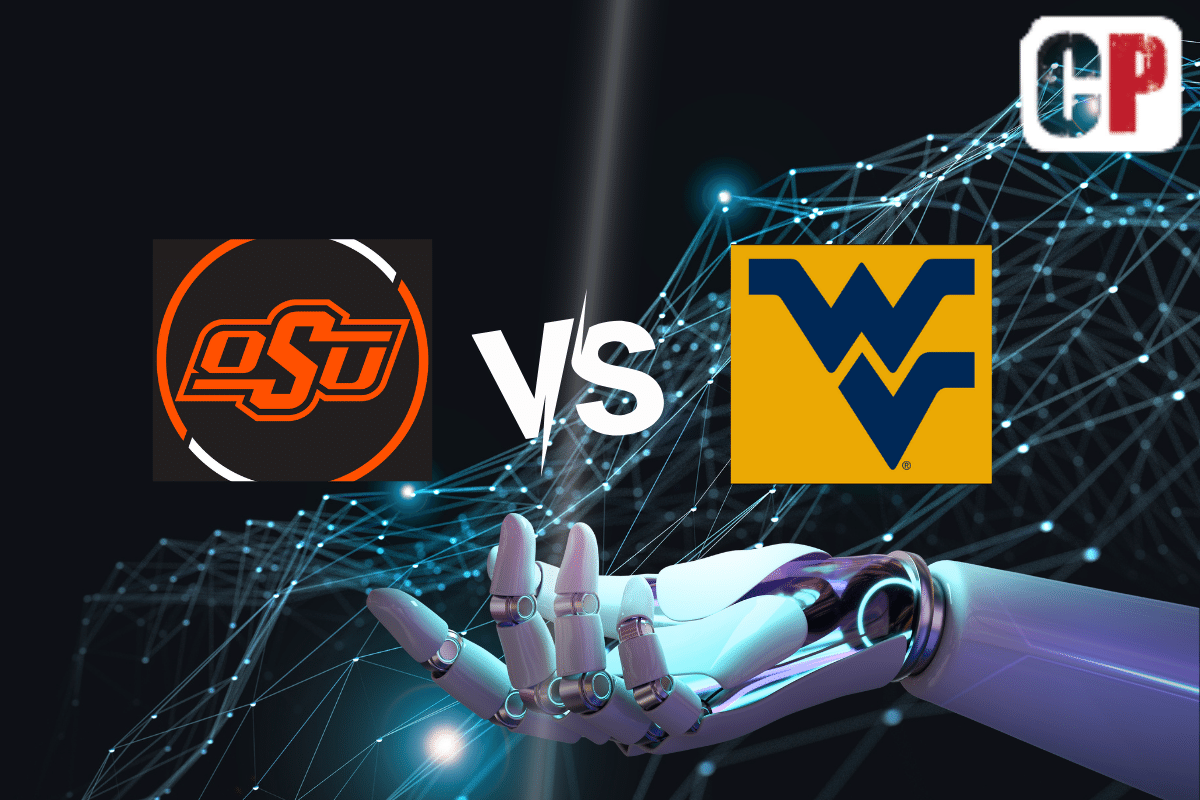 Oklahoma State Cowboys at West Virginia Mountaineers AI NCAA Football Prediction 10/21/2023