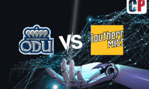 Old Dominion Monarchs at Southern Miss Golden Eagles AI NCAA Football Prediction 10/7/2023