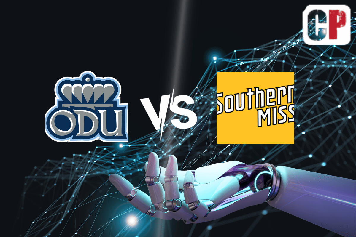 Old Dominion Monarchs at Southern Miss Golden Eagles AI NCAA Football Prediction 10/7/2023