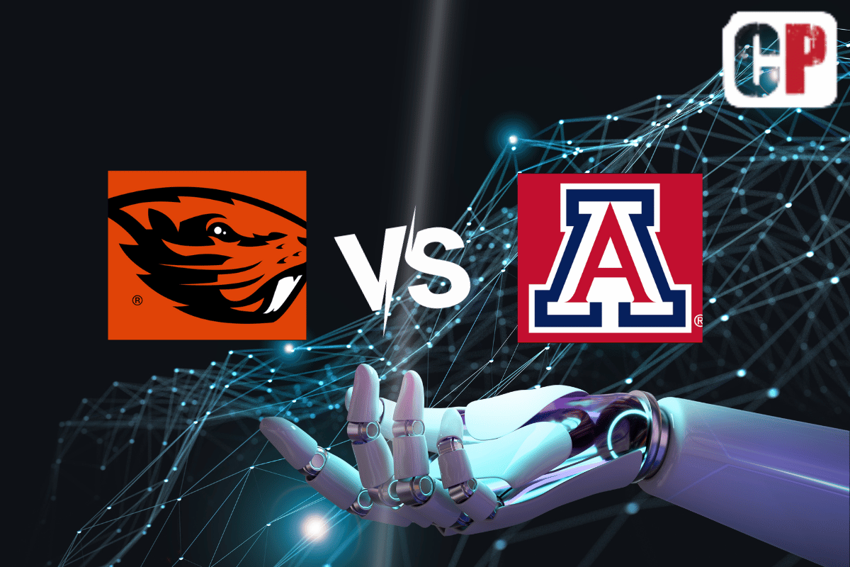 Oregon State Beavers at Arizona Wildcats AI NCAA Football Prediction 10/28/2023