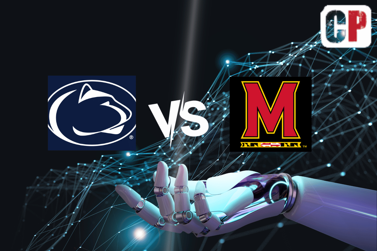 Penn State Nittany Lions at Maryland Terrapins AI NCAA Football Prediction 11/4/2023