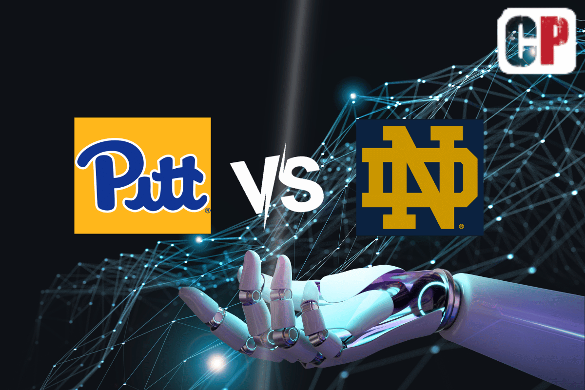 Pittsburgh Panthers at Notre Dame Fighting Irish AI NCAA Football Prediction 10/28/2023
