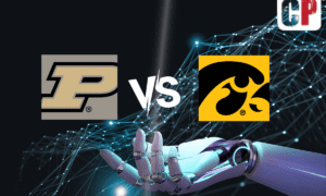 Purdue Boilermakers at Iowa Hawkeyes AI NCAA Football Prediction 10/7/2023