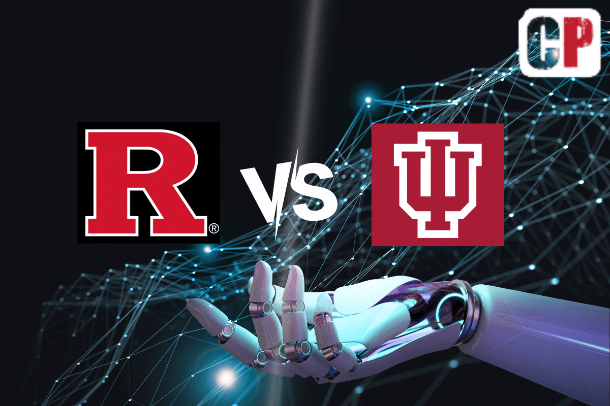 Rutgers Scarlet Knights at Indiana Hoosiers AI NCAA Football Prediction 10/21/2023