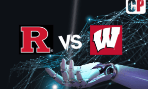 Rutgers Scarlet Knights at Wisconsin Badgers AI NCAA Football Prediction 10/7/2023