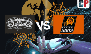 San Antonio Spurs at Phoenix Suns AI NBA Prediction 10/31/2023