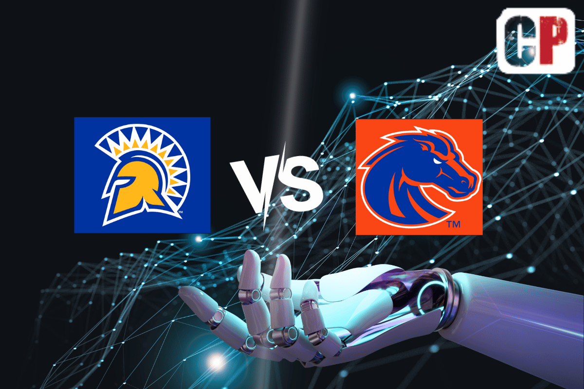 San Jose State Spartans at Boise State Broncos AI NCAA Football Prediction 10/7/2023