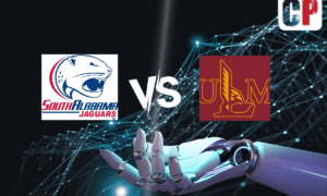 South Alabama Jaguars at UL Monroe Warhawks AI NCAA Football Prediction 10/7/2023