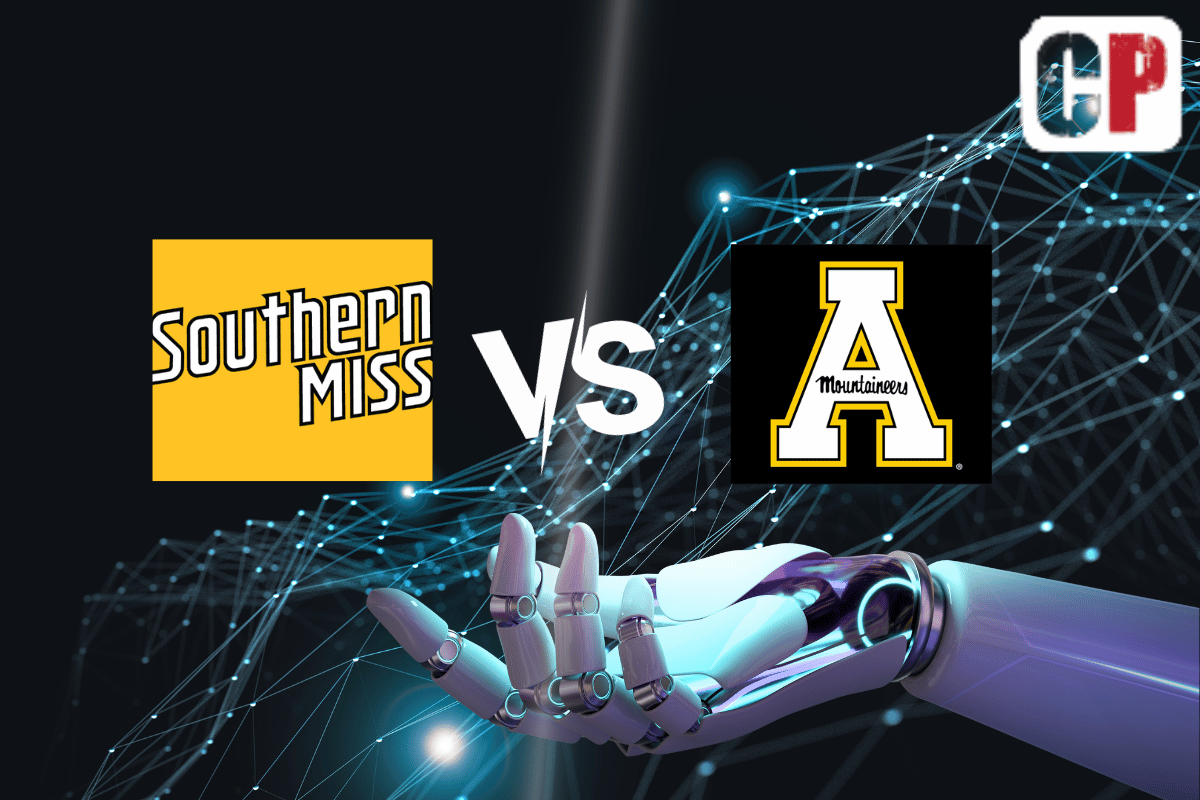 Southern Miss Golden Eagles at Appalachian State Mountaineers AI NCAA Football Prediction 10/28/2023