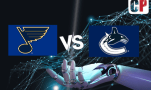 St. Louis Blues at Vancouver Canucks AI NHL Prediction 10/27/2023