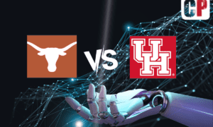 Texas Longhorns at Houston Cougars AI NCAA Football Prediction 10/21/2023