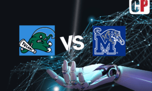 Tulane Green Wave at Memphis Tigers AI NCAA Football Prediction 10/13/2023