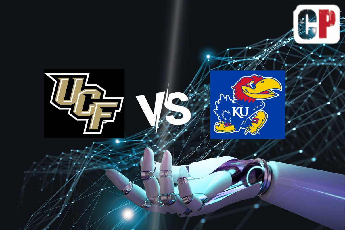 UCF Knights at Kansas Jayhawks AI NCAA Football Prediction 10/7/2023