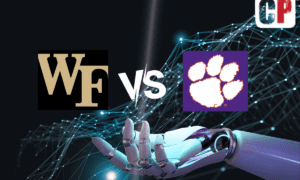 Wake Forest Demon Deacons at Clemson Tigers AI NCAA Football Prediction 10/7/2023